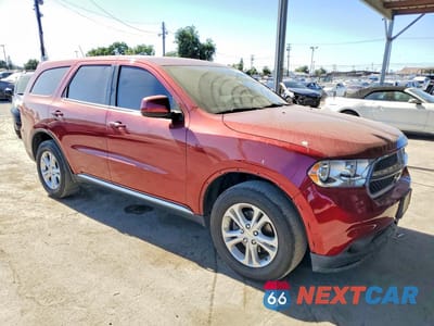 Czwarte zdjęcie samochodu z boku: 2013 DODGE DURANGO SXT VIN:1C4RDHAG9DC552459 - miniatura