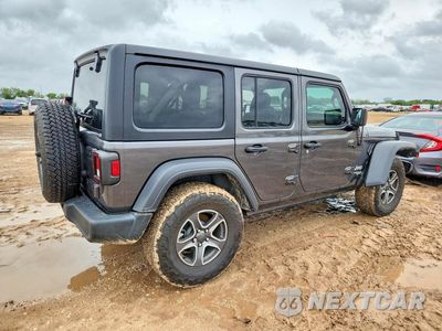 Trzecie zdjęcie samochodu z tyłu: 2020 JEEP WRANGLER UNLIMITED SPORT VIN:1C4HJXDG9LW340474 - miniatura