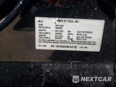 Zdjęcie 13 z 13 samochodu: 2022 TESLA MODEL Y VIN:7SAYGDEE6NF443193 - miniatura