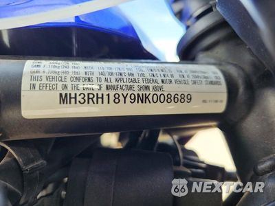 Zdjęcie 9 z 9 samochodu: 2022 YAMAHA YZFR3 A VIN:MH3RH18Y9NK008689 - miniatura