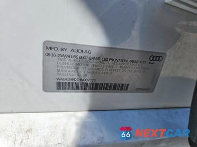 Zdjęcie 12 z 12 samochodu: 2017 AUDI A8 L QUATTRO VIN:WAU43AFD7HN007323 - miniatura