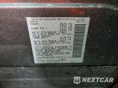 Zdjęcie 13 z 13 samochodu: 2025 NISSAN PATHFINDER SV VIN:5N1DR3BC6SC287115 - miniatura