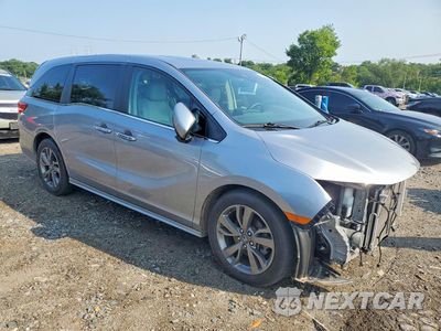 Czwarte zdjęcie samochodu z boku: 2022 HONDA ODYSSEY TOURING VIN:5FNRL6H83NB055689 - miniatura
