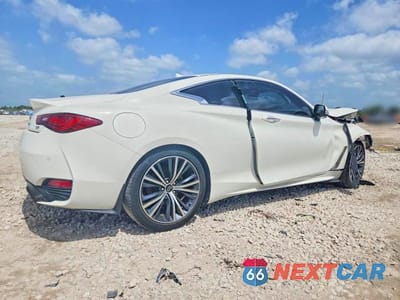 Trzecie zdjęcie samochodu z tyłu: 2021 INFINITI Q60 LUXE VIN:JN1EV7KK9MM410845 - miniatura