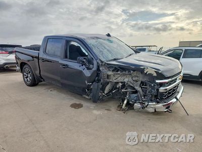 Czwarte zdjęcie samochodu z boku: 2023 CHEVROLET SILVERADO K1500 LT VIN:2GCUDDED1P1119327 - miniatura