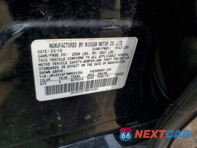 Zdjęcie 12 z 12 samochodu: 2011 INFINITI M56 BASE VIN:JN1AY1AP7BM520354 - miniatura