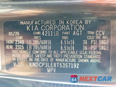 Zdjęcie 13 z 13 samochodu: 2026 KIA NIRO LX VIN:KNDCP3LE8T5357192 - miniatura