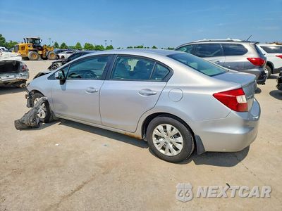 Drugie zdjęcie samochodu z przodu: 2012 HONDA CIVIC LX VIN:19XFB2F54CE086380 - miniatura