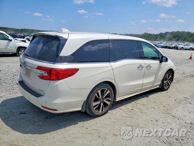 Trzecie zdjęcie samochodu z tyłu: 2018 HONDA ODYSSEY ELITE VIN:5FNRL6H96JB089967 - miniatura