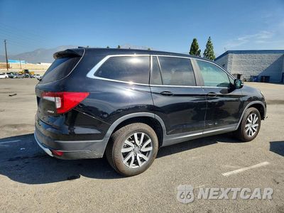 Trzecie zdjęcie samochodu z tyłu: 2021 HONDA PILOT EXL VIN:5FNYF6H52MB032962 - miniatura