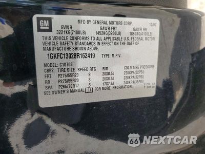 Zdjęcie 13 z 13 samochodu: 2008 GMC YUKON VIN:1GKFC13028R162419 - miniatura