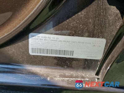 Zdjęcie 12 z 12 samochodu: 2011 AUDI A4 PREMIUM PLUS VIN:WAUFFAFL5BN027584 - miniatura