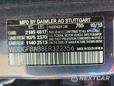 Zdjęcie 12 z 12 samochodu: 2014 MERCEDES-BENZ C 300 4MATIC VIN:WDDGF8AB8ER322356 - miniatura