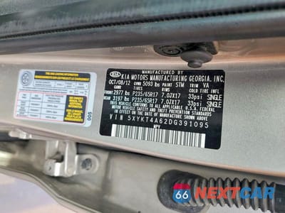 Zdjęcie 13 z 13 samochodu: 2013 KIA SORENTO LX VIN:5XYKT4A62DG391095 - miniatura