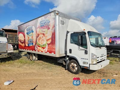 Czwarte zdjęcie samochodu z boku: 2013 ISUZU NPR BOX TRUCK VIN:54DB4W1B5DS800492 - miniatura