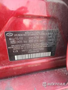 Zdjęcie 12 z 12 samochodu: 2011 HYUNDAI SONATA SE VIN:5NPEC4AC3BH075083 - miniatura