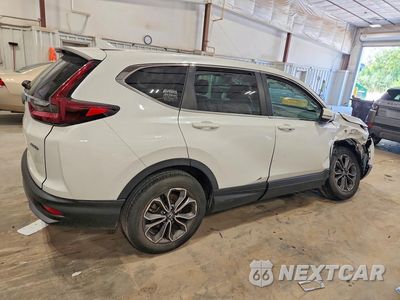 Trzecie zdjęcie samochodu z tyłu: 2021 HONDA CR-V EX VIN:5J6RW2H55MA016500 - miniatura