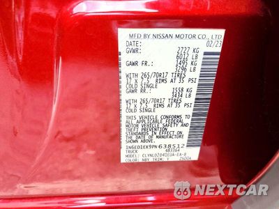 Zdjęcie 12 z 12 samochodu: 2023 NISSAN FRONTIER PRO-4X VIN:1N6ED1EK9PN638512 - miniatura