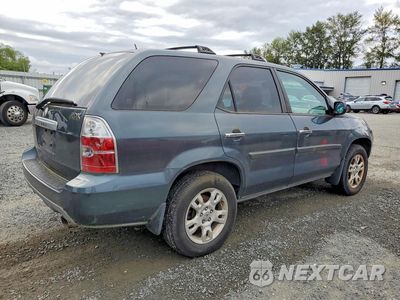 Trzecie zdjęcie samochodu z tyłu: 2006 ACURA MDX TOURING VIN:2HNYD18806H527591 - miniatura