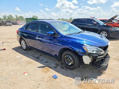 Czwarte zdjęcie samochodu z boku: 2019 NISSAN SENTRA S VIN:3N1AB7AP6KY207362 - miniatura