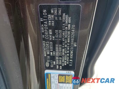 Zdjęcie 13 z 13 samochodu: 2017 KIA SEDONA SX VIN:KNDMC5C16H6326470 - miniatura