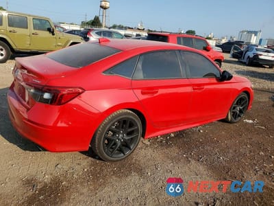 Trzecie zdjęcie samochodu z tyłu: 2023 HONDA CIVIC SPORT VIN:2HGFE2F54PH522731 - miniatura