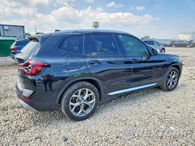 Trzecie zdjęcie samochodu z tyłu: 2022 BMW X3 XDRIVE30I VIN:5UX53DP05N9L45388 - miniatura