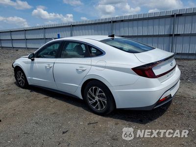 Drugie zdjęcie samochodu z przodu: 2021 HYUNDAI SONATA HYBRID BLUE VIN:KMHL24JJ7MA018156 - miniatura