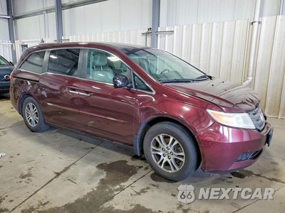 Czwarte zdjęcie samochodu z boku: 2011 HONDA ODYSSEY EXL VIN:5FNRL5H65BB055665 - miniatura