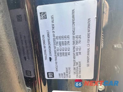 Zdjęcie 10 z 14 samochodu: 2023 CHEVROLET SUBURBAN K1500 LS VIN:1GNSKBKD0PR149617 - miniatura