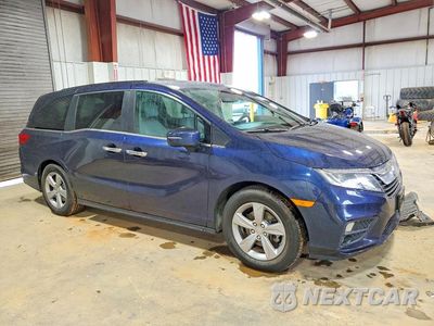 Czwarte zdjęcie samochodu z boku: 2018 HONDA ODYSSEY EXL VIN:5FNRL6H70JB087372 - miniatura