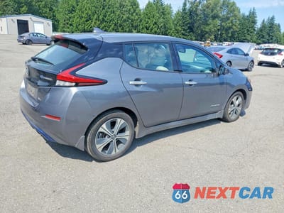 Trzecie zdjęcie samochodu z tyłu: 2018 NISSAN LEAF SL VIN:1N4AZ1CP6JC302746 - miniatura