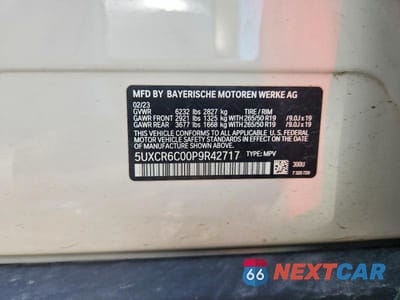 Zdjęcie 13 z 13 samochodu: 2023 BMW X5 XDRIVE40I VIN:5UXCR6C00P9R42717 - miniatura