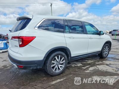 Trzecie zdjęcie samochodu z tyłu: 2021 HONDA PILOT EXL VIN:5FNYF6H53MB098310 - miniatura