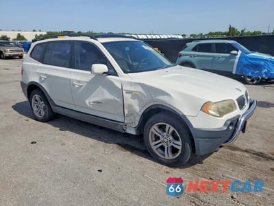 Czwarte zdjęcie samochodu z boku: 2005 BMW X3 3.0I VIN:WBXPA93495WD17803 - miniatura