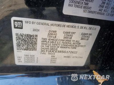 Zdjęcie 12 z 12 samochodu: 2025 GMC SIERRA K1500 ELEVATION VIN:3GTUUCE88SG172622 - miniatura
