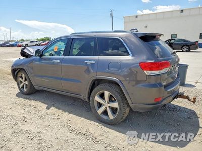 Drugie zdjęcie samochodu z przodu: 2014 JEEP GRAND CHEROKEE OVERLAND VIN:1C4RJFCG7EC211539 - miniatura