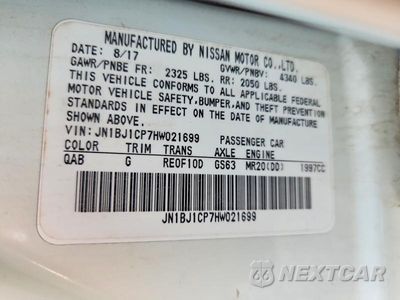 Zdjęcie 13 z 13 samochodu: 2017 NISSAN ROGUE SPORT SV VIN:JN1BJ1CP7HW021699 - miniatura