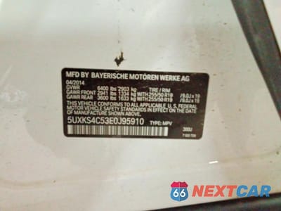 Zdjęcie 13 z 13 samochodu: 2014 BMW X5 XDRIVE35D VIN:5UXKS4C53E0J95910 - miniatura
