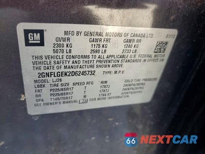 Zdjęcie 12 z 12 samochodu: 2013 CHEVROLET EQUINOX LTZ VIN:2GNFLGEK2D6245732 - miniatura