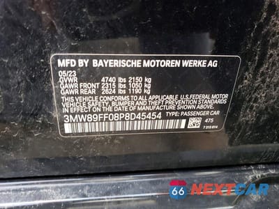 Zdjęcie 12 z 12 samochodu: 2023 BMW 330XI VIN:3MW89FF08P8D45454 - miniatura