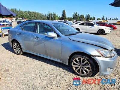 Czwarte zdjęcie samochodu z boku: 2007 LEXUS IS 250 VIN:JTHCK262X72018207 - miniatura