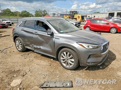 Czwarte zdjęcie samochodu z boku: 2021 INFINITI QX50 LUXE VIN:3PCAJ5BB7MF119507 - miniatura