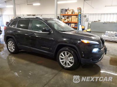 Czwarte zdjęcie samochodu z boku: 2015 JEEP CHEROKEE LIMITED VIN:1C4PJMDSXFW710883 - miniatura