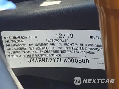 Zdjęcie 9 z 9 samochodu: 2020 YAMAHA MTT09 GTC VIN:JYARN62Y6LA000500 - miniatura