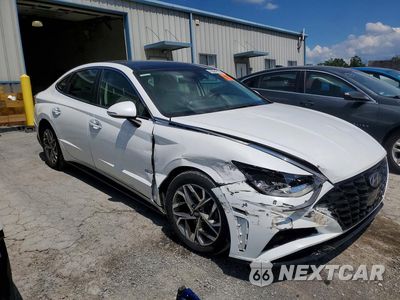 Czwarte zdjęcie samochodu z boku: 2021 HYUNDAI SONATA SEL VIN:KMHL14JA7MA151812 - miniatura