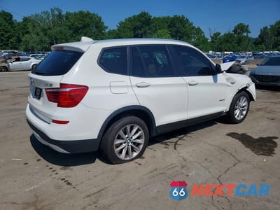 Trzecie zdjęcie samochodu z tyłu: 2017 BMW X3 XDRIVE28I VIN:5UXWX9C32H0T19460 - miniatura