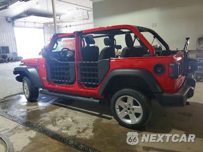 Drugie zdjęcie samochodu z przodu: 2020 JEEP WRANGLER UNLIMITED SPORT VIN:1C4HJXDG8LW311483 - miniatura