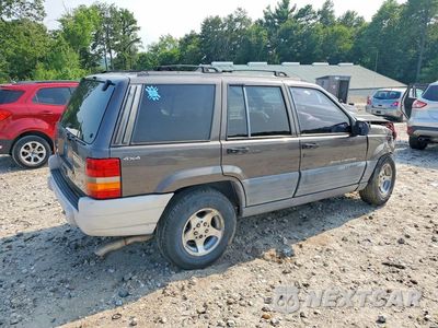 Trzecie zdjęcie samochodu z tyłu: 1998 JEEP GRAND CHEROKEE LAREDO VIN:1J4GZ58S1WC300252 - miniatura