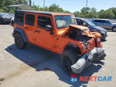 Czwarte zdjęcie samochodu z boku: 2015 JEEP WRANGLER UNLIMITED SPORT VIN:1C4BJWDG1FL674438 - miniatura